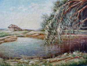 Озеро Полонское. Картина Ю. А. Колокольцова