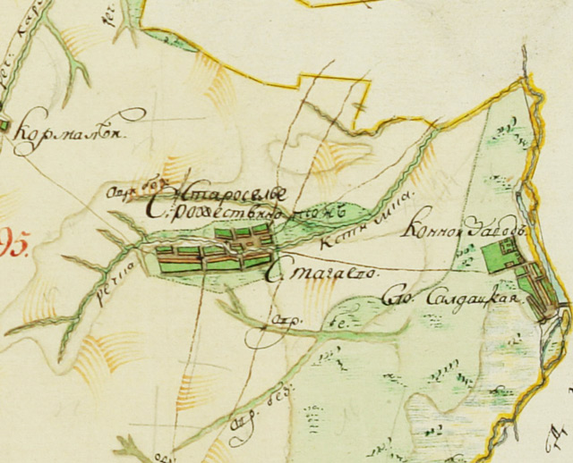 Карта Генерального межевания Лукояновского уезда 1784–1797 гг.